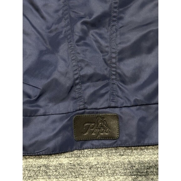 PRPS x Jim Jones Contrast Nylon Jacket Men’s Large Navy, Pink & White Stripes - Picture 2 of 7